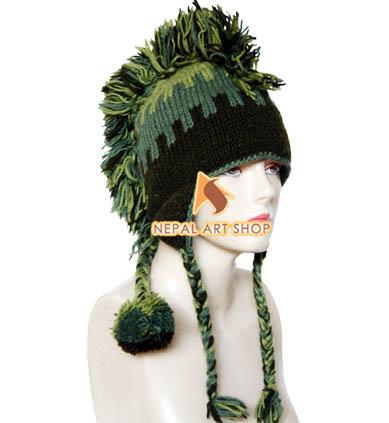Fleece Lined Cap for Kids – Wholesale Nepal Woolen Hat Code WHAT019